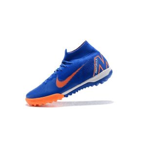 Kopačky Pánské Nike Mercurial SuperflyX VI Elite TF – Modrý oranžový